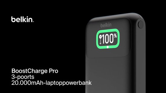 profitez de la batterie belkin boostcharge pro 20k à seulement 52,99 € avec une réduction de 23%. puissance et autonomie optimales pour tous vos appareils mobiles.